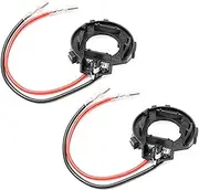 1 Pair H7 LED Headlight Bulb Adapter Socket Holder Retainer H7 Bulb Base Bracket Mounting Clips, for T/ROC T/iguan S/cirocco Car Headlight Mounting Bracket