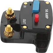 FELTECHELECTR Audio Safety Switch Auto Reset Circuit Breaker Manual Circuit Breaker Acoustic Breaker Rv Circuit Breaker Marine Amp Circuit Breaker Car Circuit Supply 50a Breaker