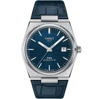 在飛比找PChome24h購物優惠-TISSOT 天梭 PRX 系列 70年代復刻機械錶-藍/4