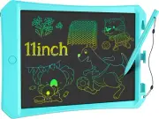11in LCD Writing Tablet for Kids Magnetic Doodle Board with Stylus Colorful Eras