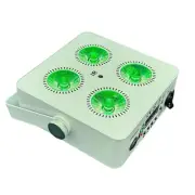 4x12W RGB WA+UV Wireless DMX IR Battery par Wifi Led smart dj Par uplighting