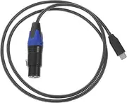 GLSTOY Type C to XLR Cable Durable Microphone Console Connector for Guitar Mixing Female Connector Versatile USB C to XLR Cable for Various