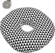 Yardenfun Side Sleeping Pillow Ear Hole Stylish Nap Pillow for Ear Piercing Comfortable for Office Use