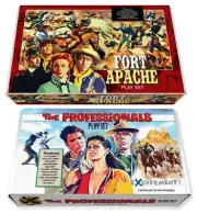 Marx "Fort Apache" Play Set Box OR Marx "The Professionals" Play Set Box