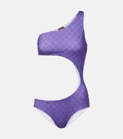 [Gucci] Gucci GG cutout swimsuit AU 14 purple