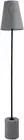 Lexi Lighting Jerome Floor Lamp - Industrial Design, LED, Grey Matte Finish