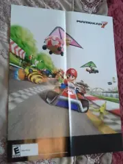 Mario Kart 7 Poster Nintendo Bowser Peach Yoshi Luigi Donkey Kong