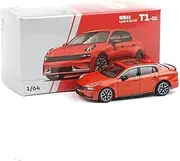 1:64 Lynk&co 03 T1-01 Red Alloy Simulation Model Car
