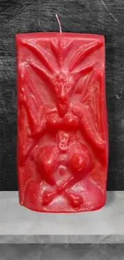 Baphomet Candle -Various Colors - Wiccan, Pagan, Satan, Ceremonial, Spirituality