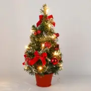 40CM Table LED Christmas Tree Nightlight Decoration Light Pine Mini Xmas New
