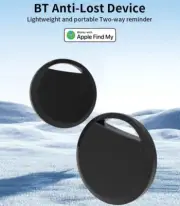 Air Tracker Tag with Apple Find My (iOS) For Apple Air Tag Keys Car Bag (Black)