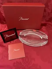 NIB NEW FLAWLESS Stunning BACCARAT France Art Glass Crystal PIPE HOLDER ASHTRAY
