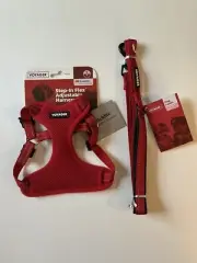 Voyager - Step-In Flex Adjustable Dog Harness Size S With 5 Ft 5/8” Leash NWT