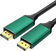 16K DP 2.1 Cable 6.6 Feet 80G 4k 240hz 5k 240hz 8k 120hz kvm Switch 2 Monitors 2 Computers displayport Cable 4k 240 hz dp kvm Switch Cable 4k 240hz kvm Switch dp Cable 4k 240hz (4 * 1)