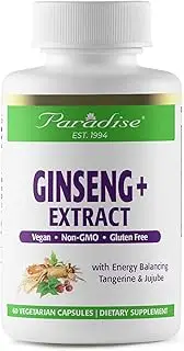 Panax Red Ginseng - 60 Vegetarian Capsules