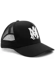 Amiri Logo-embroidered Canvas Trucker cap - Black ONE SIZE