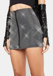 [Poster Grl] Give The Cold Shoulder Mini Skirt