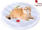Cat Interactive Toys | Motion Activated Cat Ball in Play Mat - Hiding Cover, Catching Game for Exercise Stimulation Indoor Outdoor Boredom Relief
