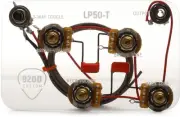 920D Custom Les Paul Wiring Harness with 3-way Switch and 4 Long Shaft Pots