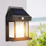 Solar Lights Outdoor, Motion Sensor Outdoor Lights, 3 Mode Sensor Solar Wall Lights