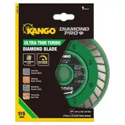 Kango 115mm Ultra Thin Turbo Diamond Blade Workshop Tool Blades Supplies