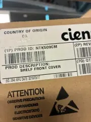 Ciena 6500-2 Shelf Front Cover Kit W/extended Depth - NTK509CM