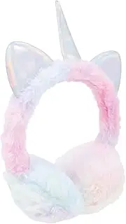 [SAFIGLE] Plush Winter Ear Muffs Girls Unicorn Ear Muffs Warm Earmuffs for Cold Climate Anti-slip Design