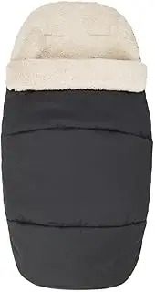 Maxi-Cosi 2-in-1 Footmuff, Pram Footmuff for Maxi-Cosi Strollers, from Birth up to 3.5 Years, Fleece Lined Cosy Toes, Cosy Seat Liner, Warm Fleece Lined Baby Footmuff, Essential Black