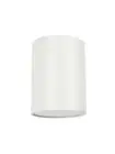 Beacon Lighting Aiko 1 Light Round Batten Fix in White Linen