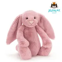 在飛比找momo購物網優惠-【JELLYCAT】31公分 粉嫩粉兔(Bashful Tu