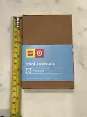 Lego Mini Journals Set of 3 BRAND NEW - Unique And Hard To Find Lego Gift