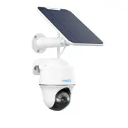 REOLINK Security Camera Wireless Outdoor, Pan Tilt Solar Powered, 5MP 2K+ Col...