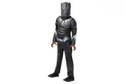 Black Panther Boys Deluxe Costume (Black/Silver) (S)