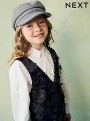 Grey Baker Boy Hat (3-16yrs) (B97166) | $20 - $26