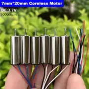 0720 7mm*20mm DC 3V 3.7V High Speed Mini Coreless Motor DIY RC Drone Quadcopter