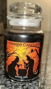 Yankee Candle WITCHES' BREW Large 22oz Jar Candle White Label Special Label 2023
