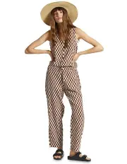 [Brixton] Mykonos Small Check Pant in Sepia