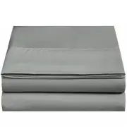 Single Flat Bed Sheet, Ultra Soft & Comfortable Double Burshed Micrifiber(Gra...