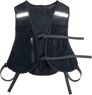 [Generic] Running Vest | Jogging Daypack with Pockets - Multi Functional Lightweight Hydration Storage Vest for Mountaineering Hiking Jogging Trail Camping Travel