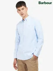 Barbour® Sky Blue Oxtown Classic Oxford Long Sleeve Shirt (C29648) | $171