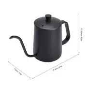 JY (350ml)Stainless Steel Gooseneck Tea Kettle Pour Over Coffee Long Narrow