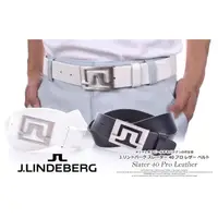 在飛比找蝦皮購物優惠-全新 J.LINDEBERG 白色皮帶 男士 寬版 美國進口