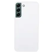 For Samsung Galaxy S22 5G Case Scratch-proof TPU Phone Cover (Big Rear Lens Hole) - Clear