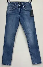 True Religion Jeans Men’s 29x35 Long Ink Blue Geno Relaxed Slim MRSP $159 NWT
