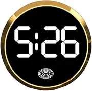 Car Dashboard Clock | Dashboard Round Touch Screen Clock - Stylish Appearance Car Accessories for SUV, Sedan, Small Car, RV, Truck