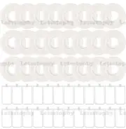 24X White 4" Paper Chinese Lantern Lamp Shade Wedding Party Decoration Supplies