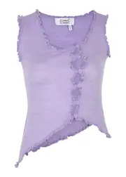 Cannari Concept Asymmetric Wool Tank - Lilac - 40 (UK12 / M) 40 (UK12 / M)