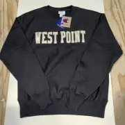 West Point Army Champion Reverse Weave Hoodie Mens M Black Sweatshirt