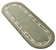 Nice Rose Flower Area Rugs for Living Room Bedroom Super Soft Beautiful Green