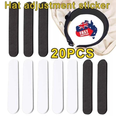 20 Pack Hat Sweat Guard Bands Liner Protector Cap Sizing Tape Size Reducer